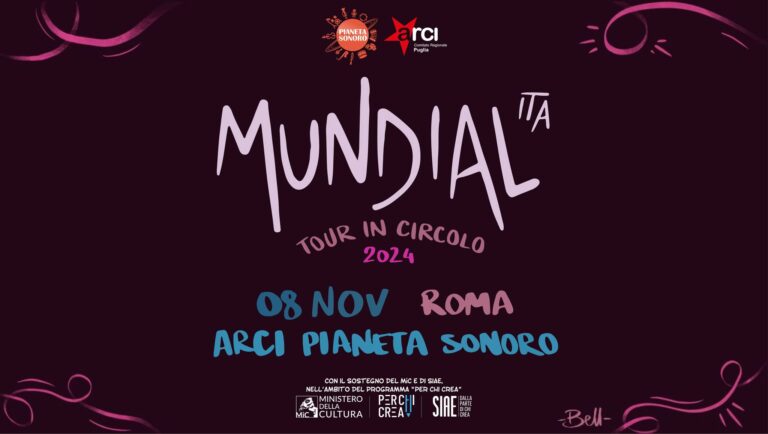 Mundial Live: tradizione e modernità dal Salento + Strada Dj set