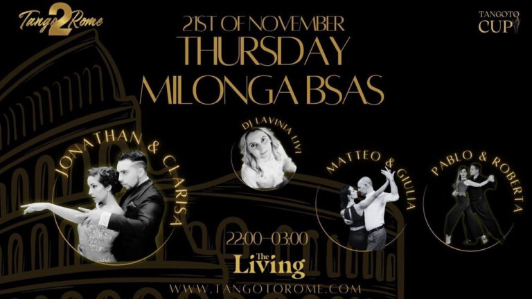 Tango To Rome – milonga BSAS