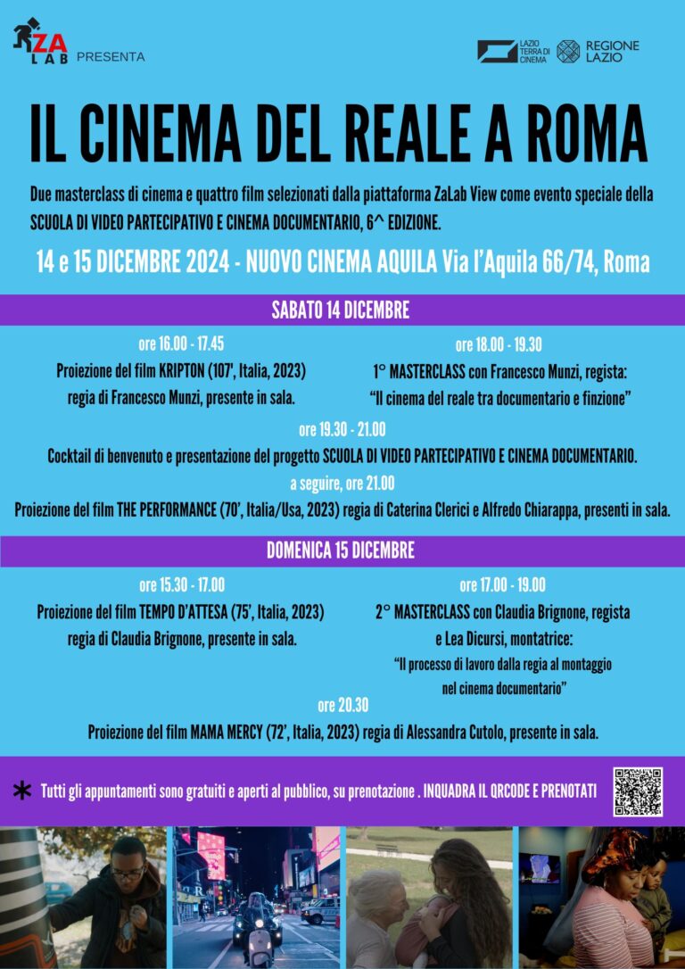 ZALAB-IL CINEMA DEL REALE A ROMA