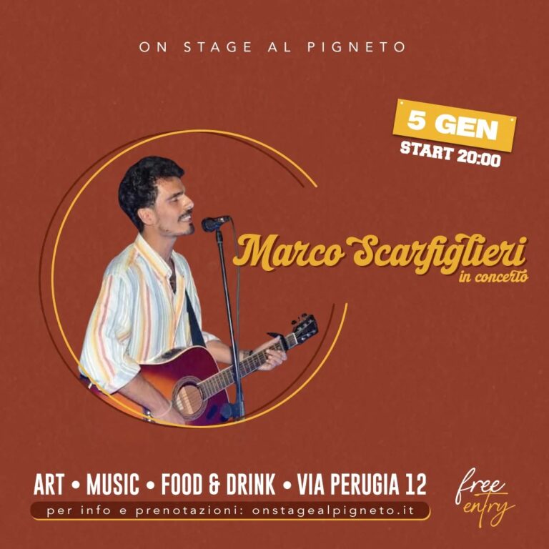 Marco Scarfiglieri in concerto
