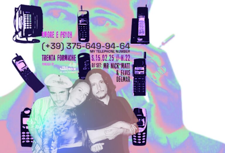 Amore e Psych: MY TELEPHONE NUMBER (+39) 375-649-94-64 + dj set: Mr Nick Matt & Elvis Delmar