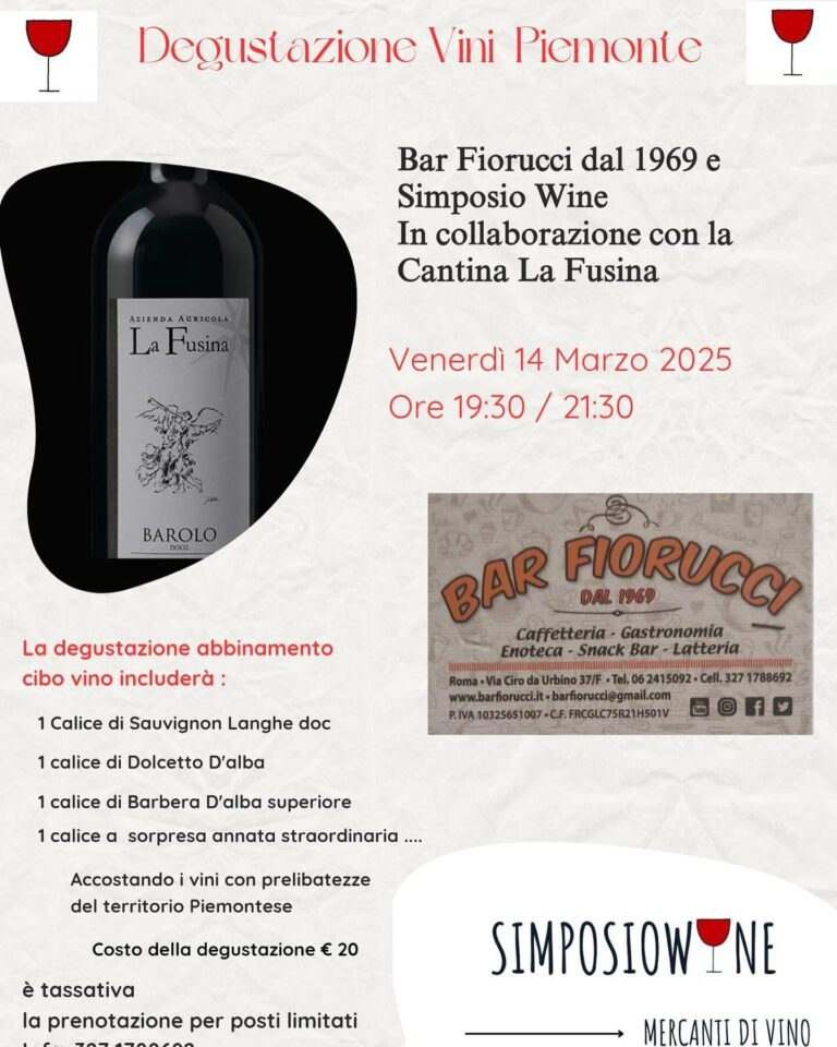 Degustazione Vini Piemonte