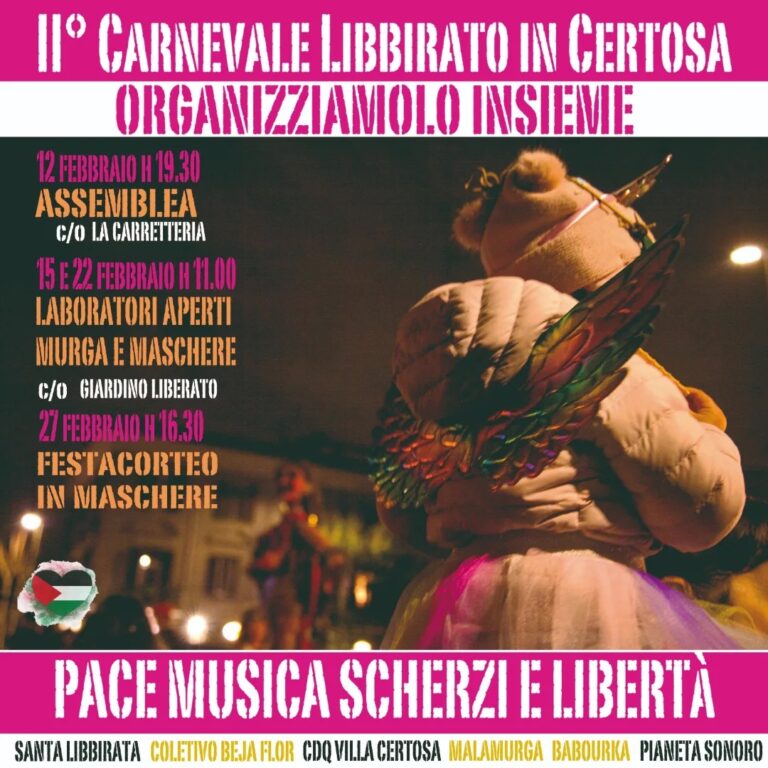 II° CARNEVALE LIBBIRATO IN CERTOSA