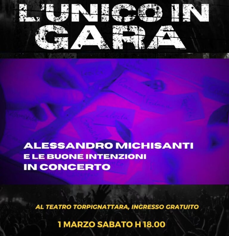 “L’unico in gara” di Alessandro Michisanti