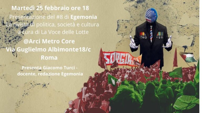 Presentazione di Egemonia #8 – Roma