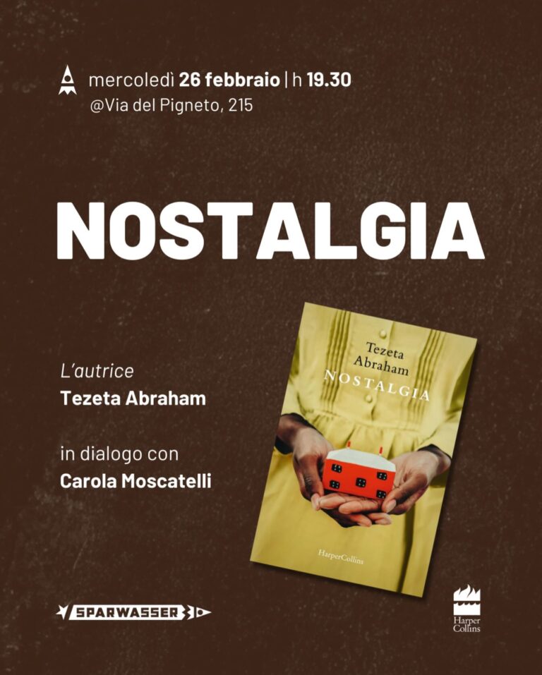 Presentazione di NOSTALGIA di Tezeta Abraham