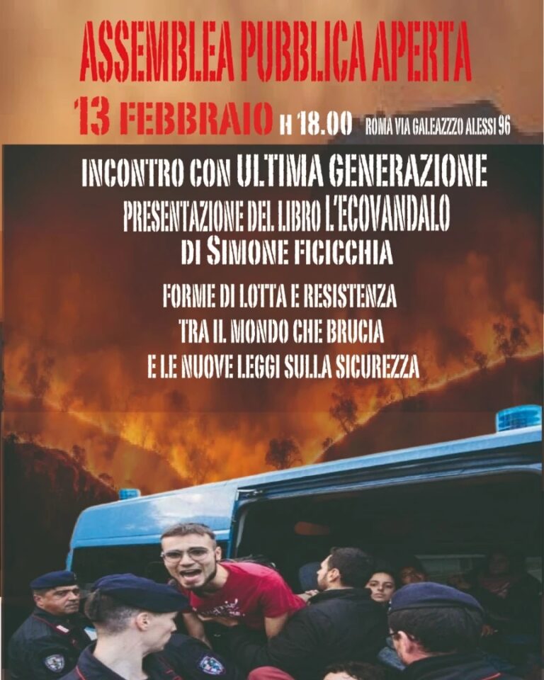 ULTIMA GENERAZIONE | ASSEMBLEA PUBBLICA APERTA