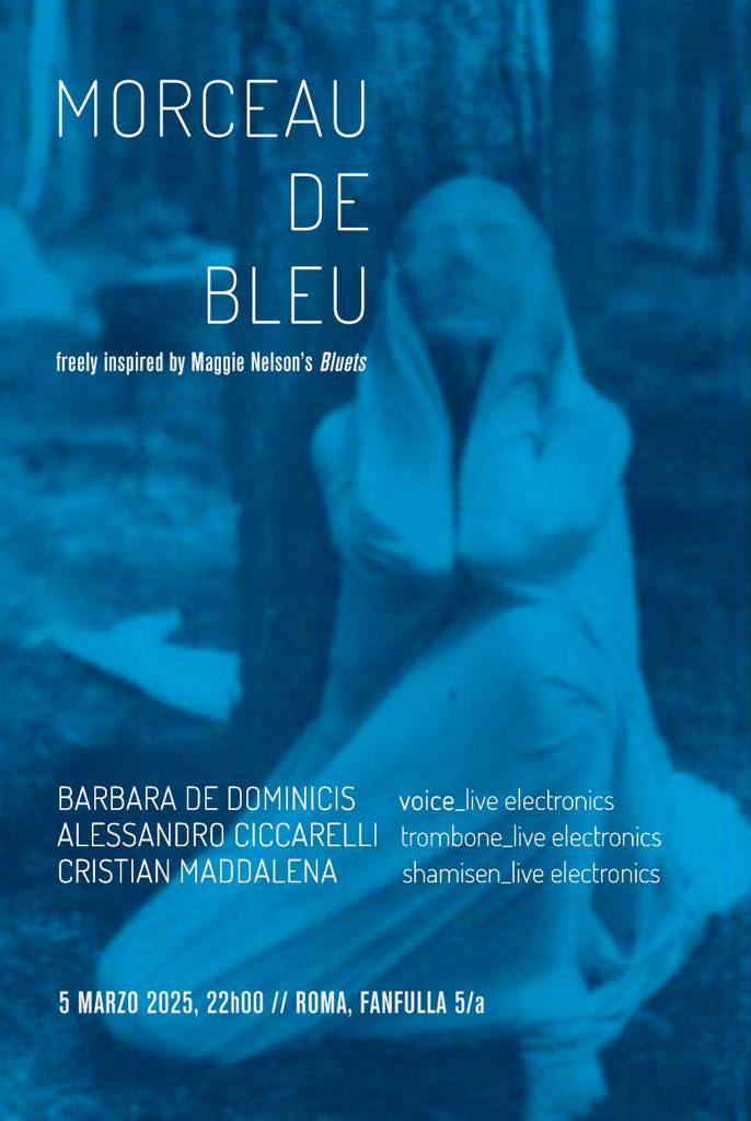 MORCEAU DE BLEU Live
