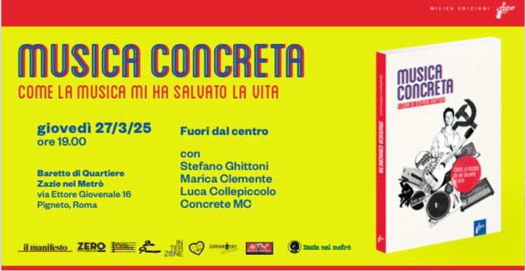 Musica Concreta. Come la musica mi ha salvato la vita: Fuori dal centro