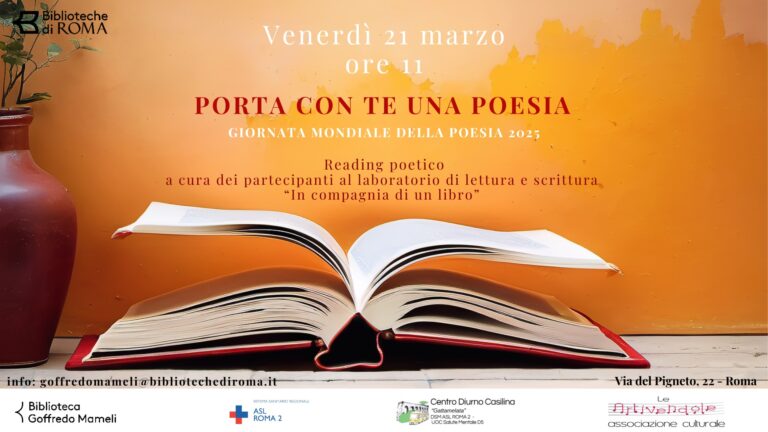 Porta con te una poesia