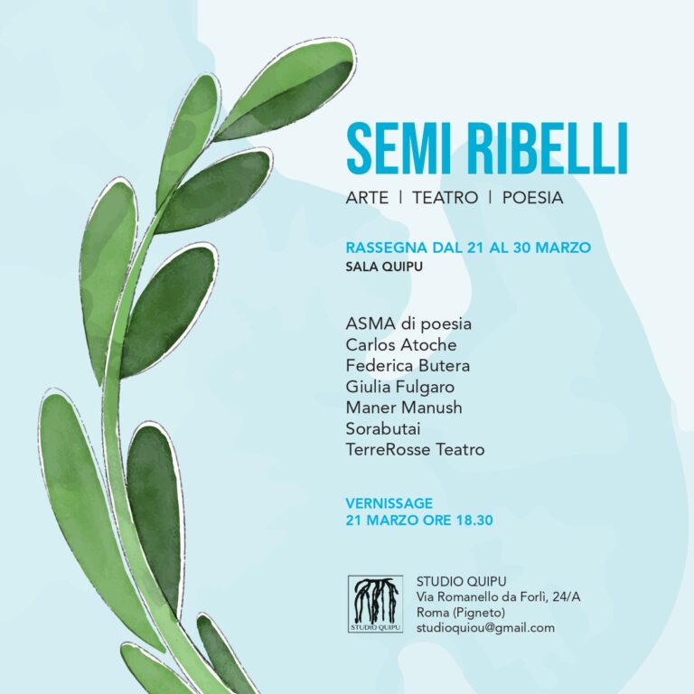 SEMI RIBELLI _ Arte, Teatro e Poesia