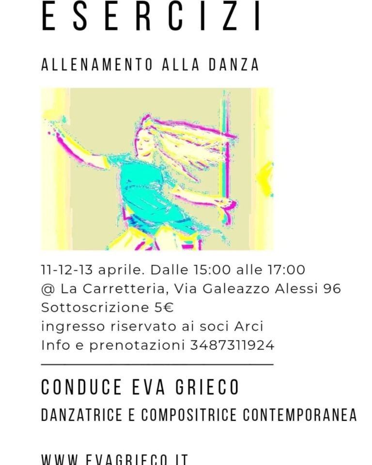 ESERCIZI | ALLENAMENTO ALLA DANZA