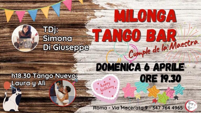 MILONGA DEL TANGO BAR