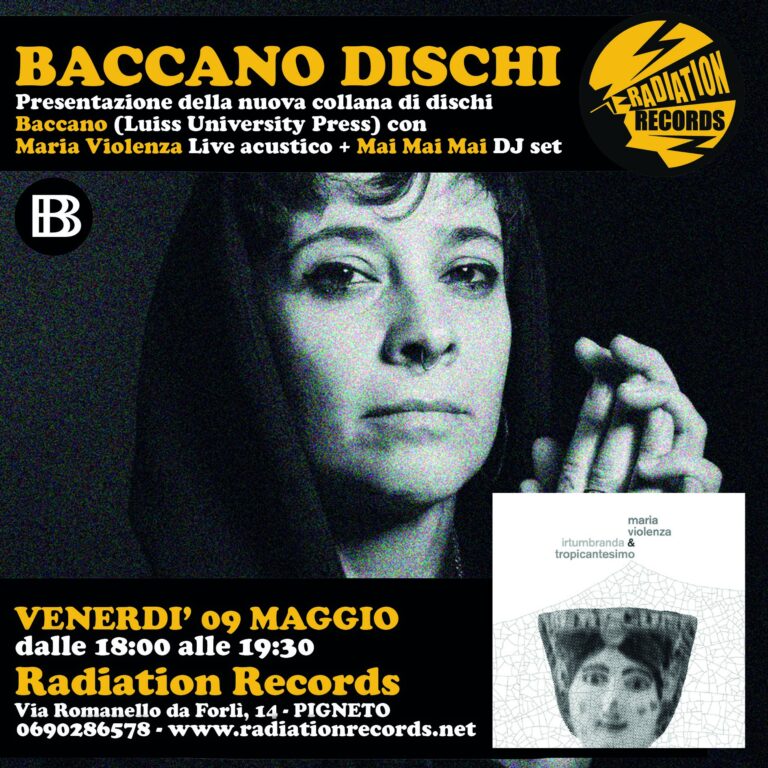 BACCANO DISCHI LISTENING PARTY
