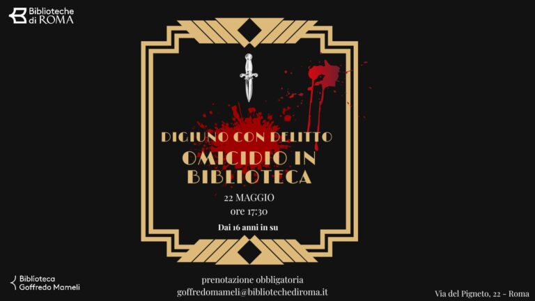 Digiuno con delitto: omicidio in biblioteca