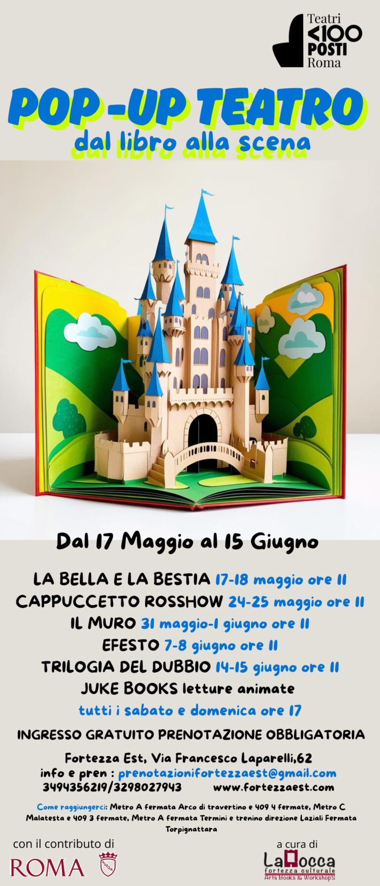 POP-UP TEATRO DAL LIBRO ALLA SCENA