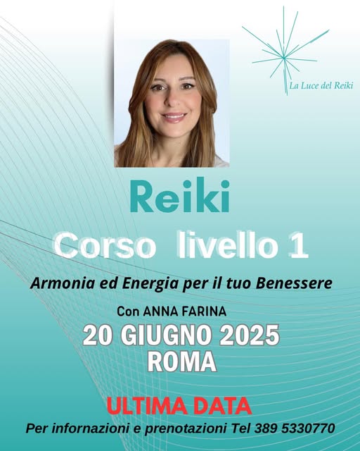 Corso Primo Livello Reiki Usui