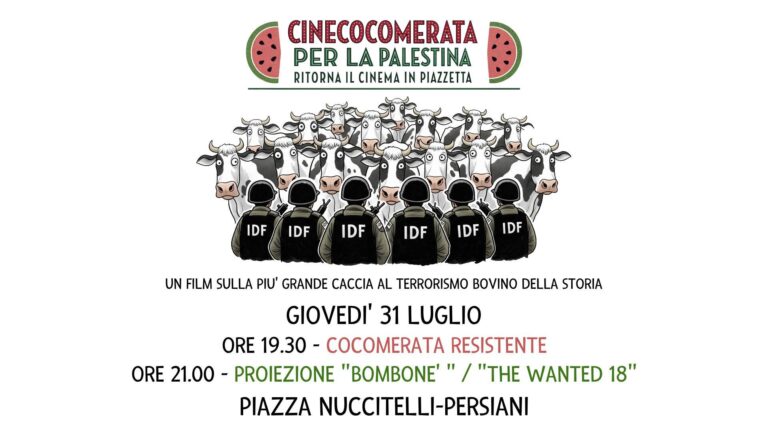 CINECOCOMERATA PER LA PALESTINA