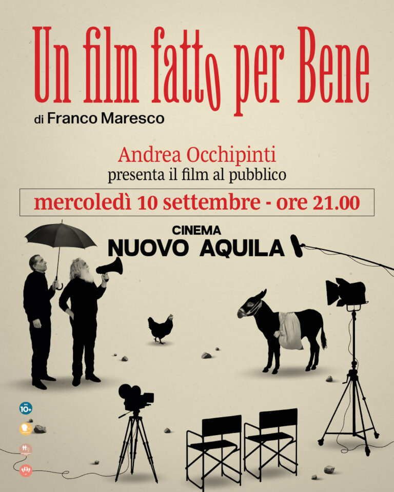 COLLEGAMENTO STREAMING CON IL REGISTA FRANCO MARESCO E IL PRODUTTORE E DISTRIBUTORE ANDREA OCCHIPINTI (IL 9) E INCONTRO CON ANDREA OCCHIPINTI (IL 10) PER UN FILM FATTO PER BENE