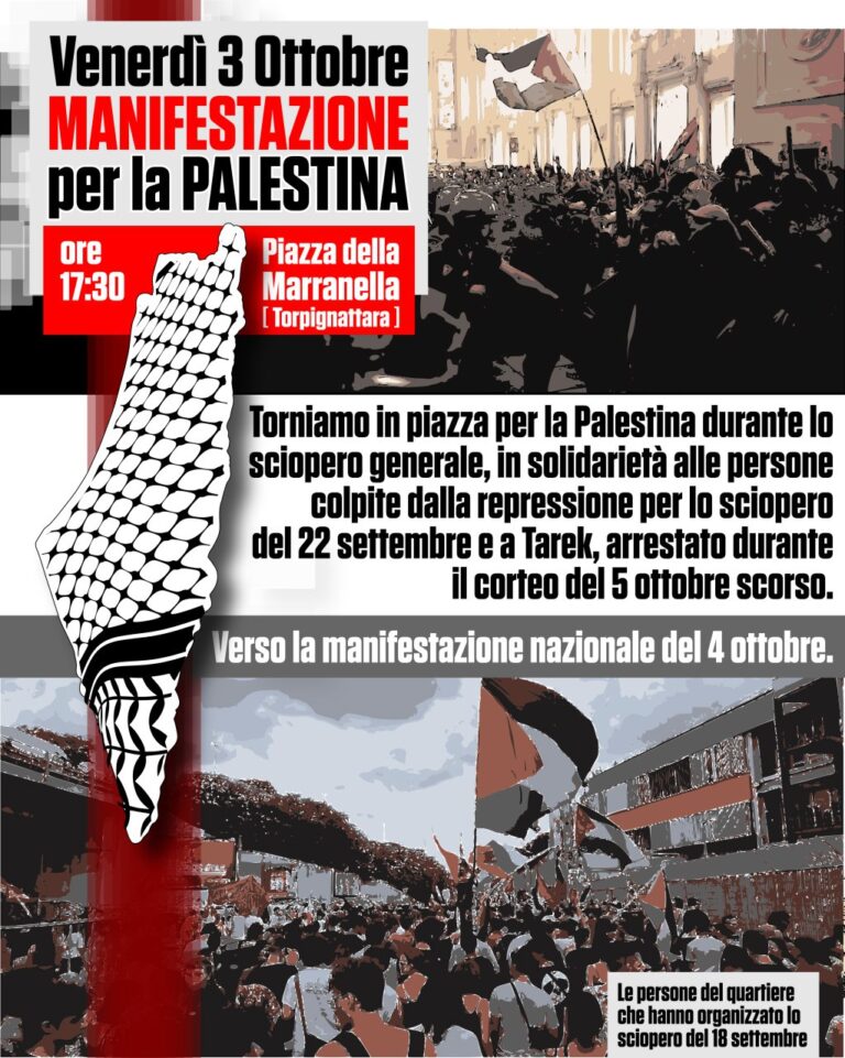 MANIFESTAZIONE per la PALESTINA