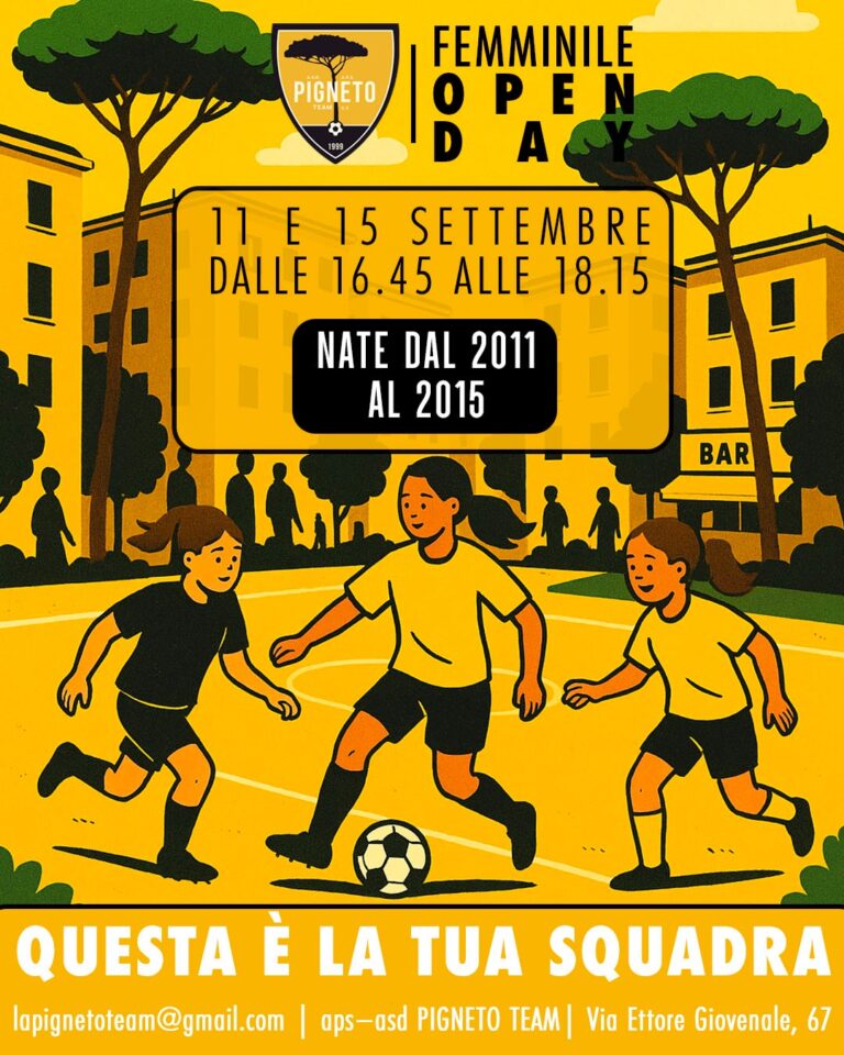 OPEN DAY della squadra femminile
