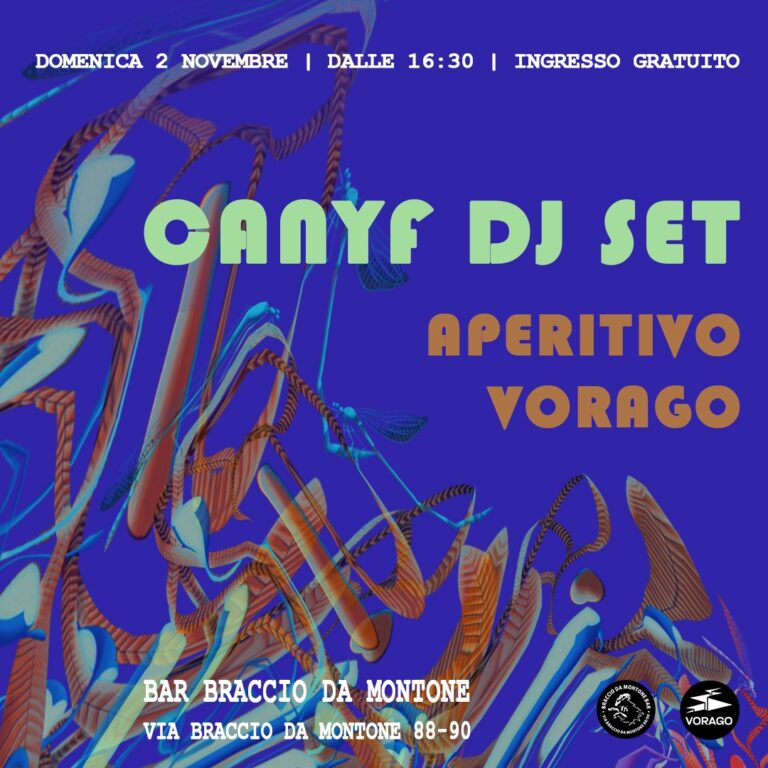 CANYF DJSET | Aperitivo Vorago