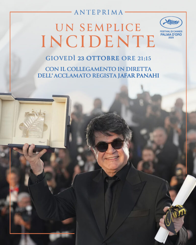 COLLEGAMENTO STREAMING CON IL REGISTA JAFAR PANAHI PER L’ANTEPRIMA DI UN SEMPLICE INCIDENTE