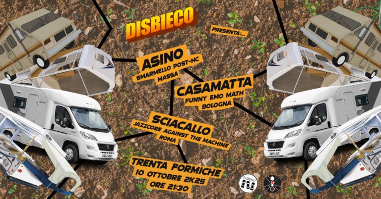 Disbieco #15: Asino + Casamatta + Sciacallo live