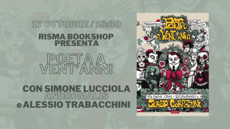 Presentazione di Poeta a vent’anni di Simone Lucciola e Andromalis