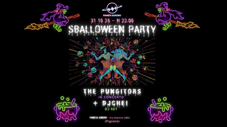SBALLOWEEN: The Pungitors Live + DjChei Dj set