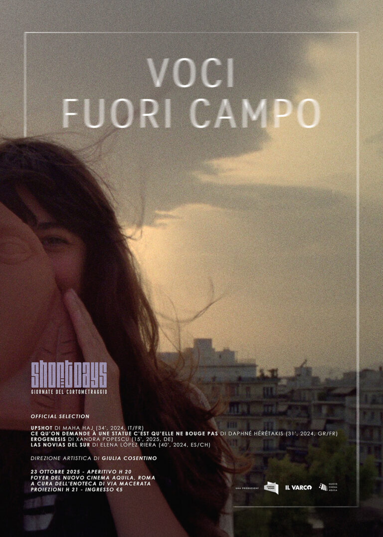 SHORT DAYS: VOCI FUORI CAMPO a cura di Giulia Cosentino
