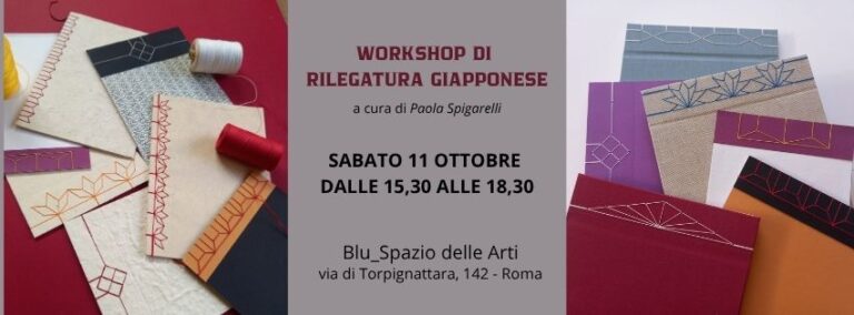 Workshop di rilegatura giapponese