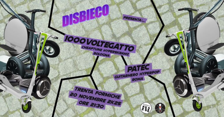 Disbieco#16: 1000voltegatto + Patec live | RAY LWT01 djset