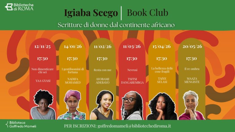 Evento sold out – Igiaba Scego book club. Scritture di donne dal continente africano