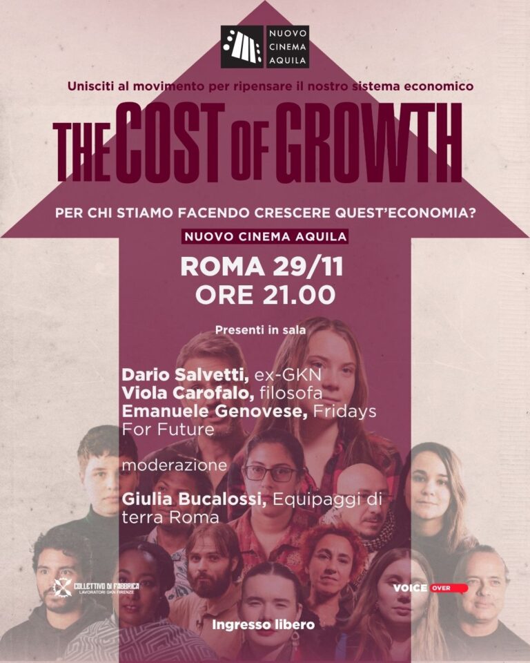 INCONTRO PER THE COST OF GROWTH