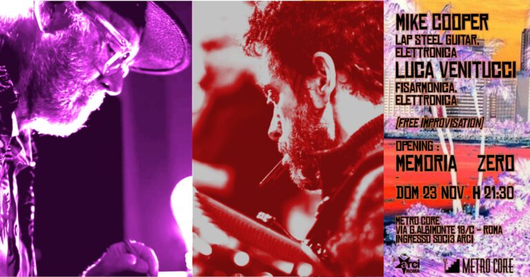 Mike Coooper – Luca Venitucci (free improvisation) – opening Memoria Zero