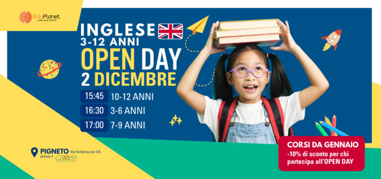 Open Day 3-12 anni