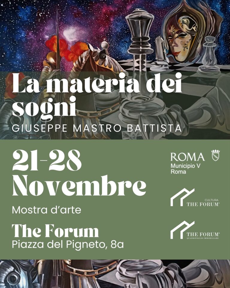 Mostra d’arte ” La materia dei sogni” di Giuseppe Mastro Battista