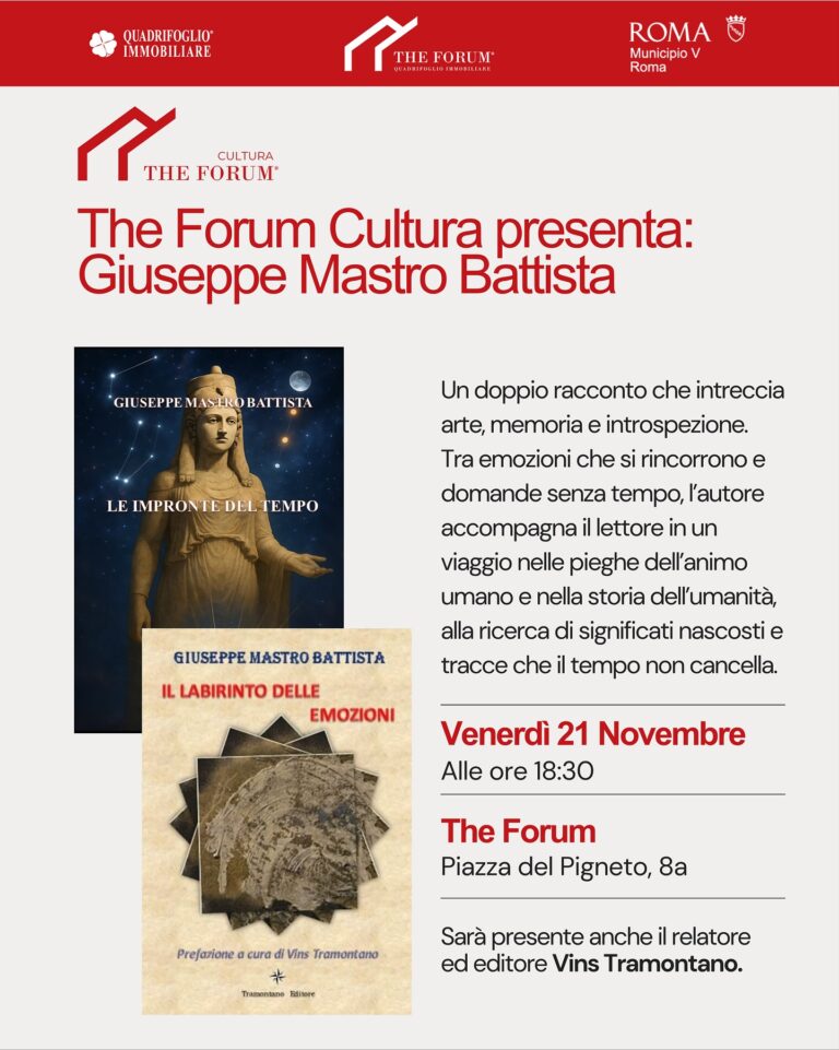 Presentazione libri “Le impronte del tempo” – ” Il labirinto delle emozioni” di Giuseppe Mastro Battista