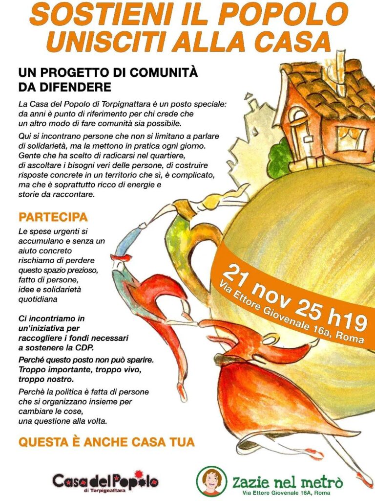 Sostieni il Popolo, diventa Casa