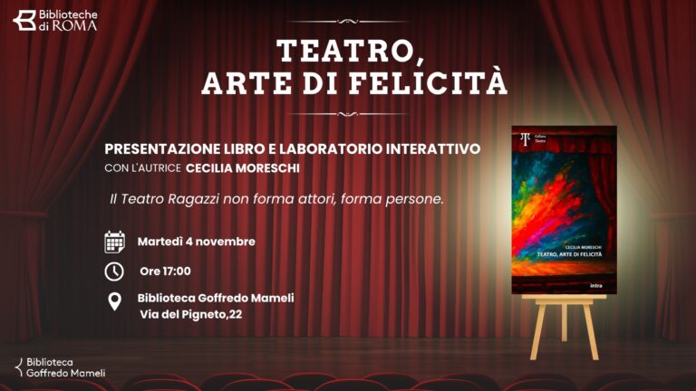 Teatro, arte di felicità