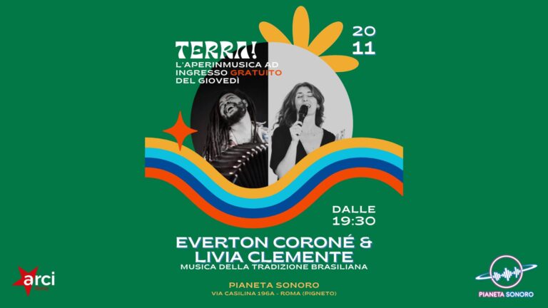 Terra! EVERTON CORONร & LIVIA CLEMENTE Live