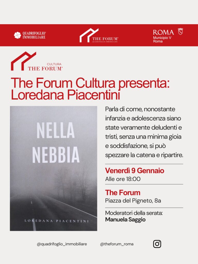 Presentazione libro “Nella Nebbia” di Loredana Piacentini