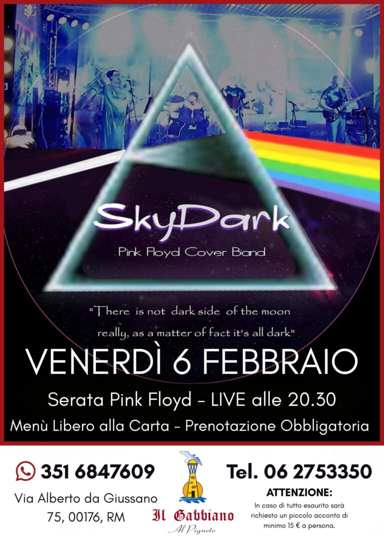 Serata Pink Floyd Live 🎸🌙✨
