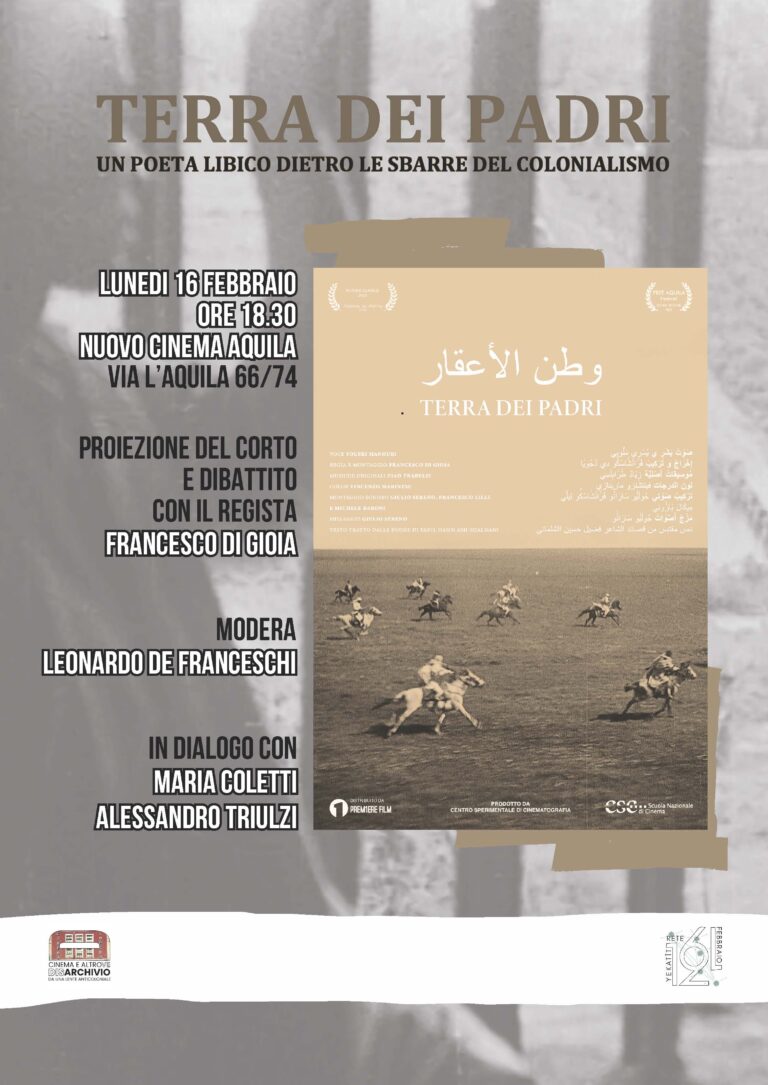 INCONTRO CON IL REGISTA FRANCESCO DI GIOIA PER TERRA DEI PADRI