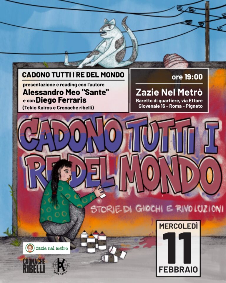 CADONO TUTTI I RE DEL MONDO presentazione e reading