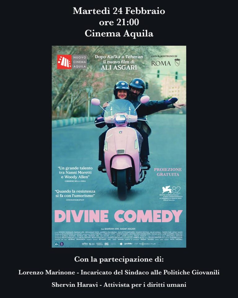 PROIEZIONE GRATUITA E INCONTRO PER DIVINE COMEDY