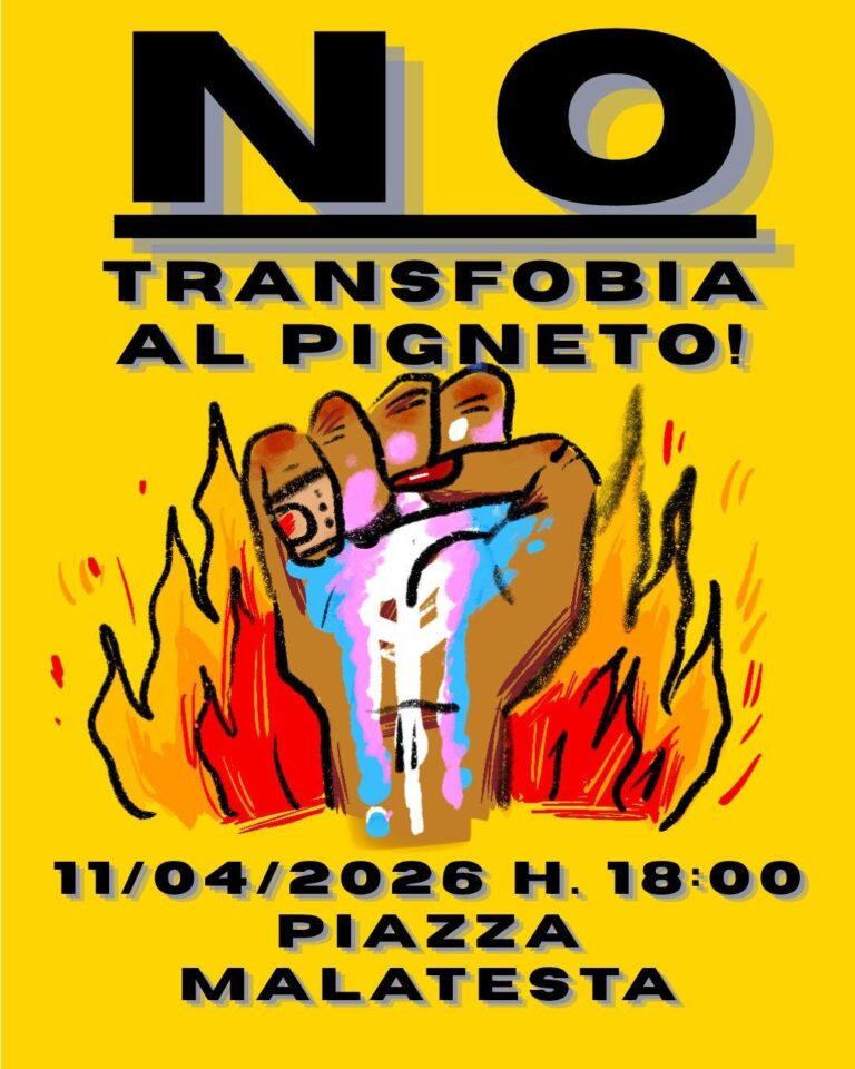 NO TRANSFOBIA AL PIGNETO!