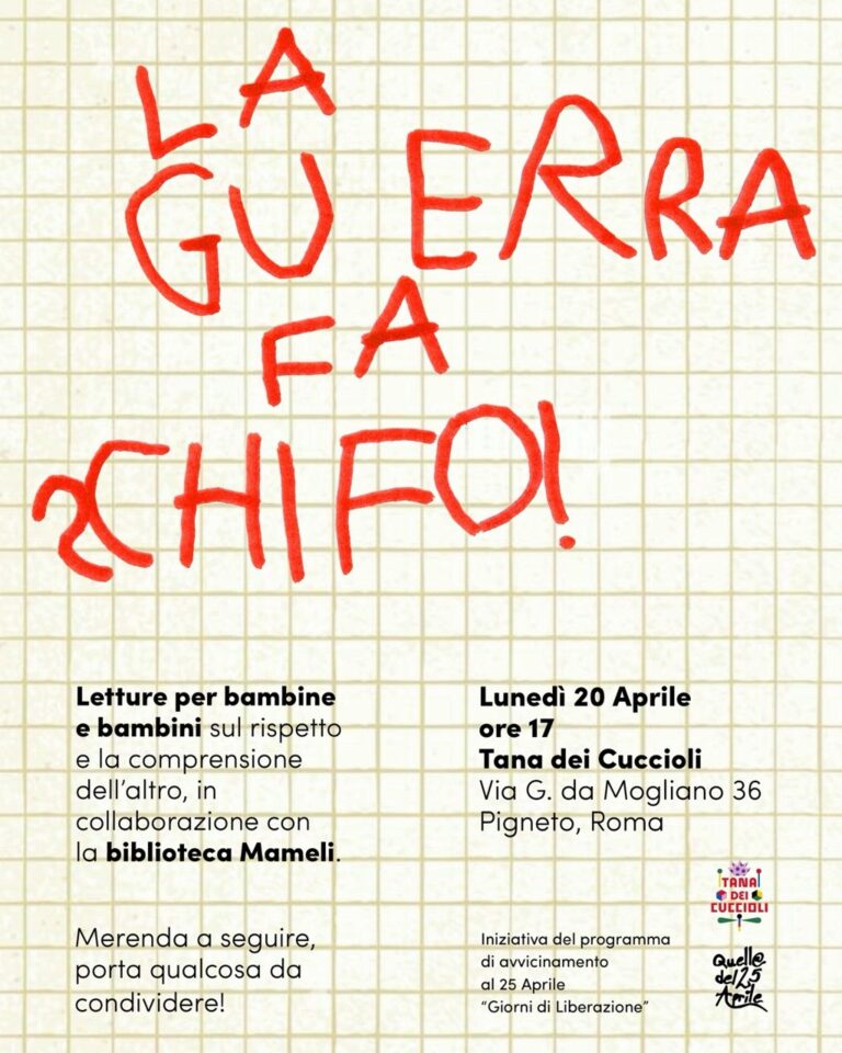 La guerra fa schifo!