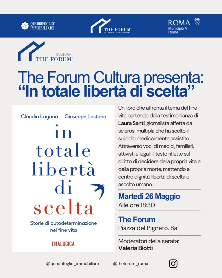 Presentazione libro “In totale libertà di scelta” di Claudia Laganà e Giuseppe Lastaria